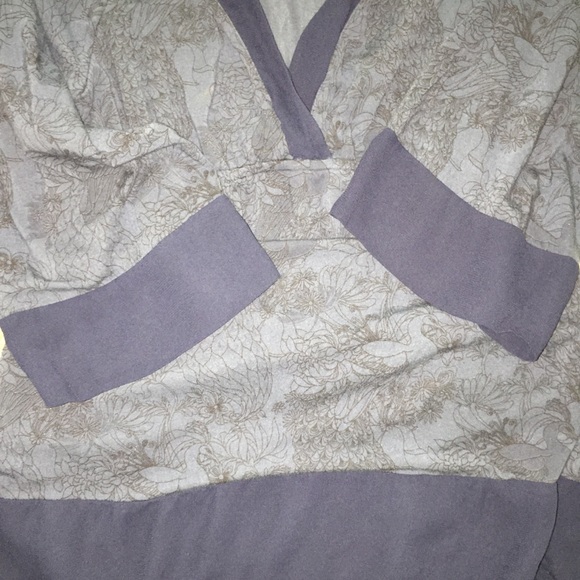 Ella Moss V-Neck 3/4 Sleeve Dress - Picture 6 of 6